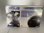 Exercise Fitness Ball 65cm Gray Exous Body Gear Performance Exoball New Open Box