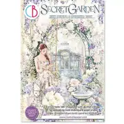 Ciao Bella Secret Garden A4 Junk Journal & Ephemera Book Floral Fussy Cutting