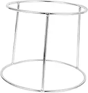 Luxshiny Stainless Steel Seafood and Pizza Rack Plate Holder for Home and Restaurant Use Convenient Design for Seafood and Pizza Serving and Wear Resistant