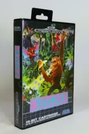 SEGA SMD Mega Drive Storage Case - Toki Going Ape Spit - NO GAME