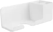 Ipetboom 1Set Wall Mounted Hair Dryer Rack No Drill Bathroom Organizer for Hair Styling Tools Hair Curler Shelf Strong Load Bearing Capacity for Home and Salon Use