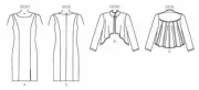 VOGUE PATTERNS 1435 E5,Misses Jacket and Dress,Sizes 14-16-18-20-22
