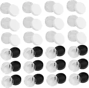 KAILIKETIY 30Pcs Cosmetic Sample Boxes Transparent Cream Storage Containers Each for Travel for Lotions Balms and Beauty Portable