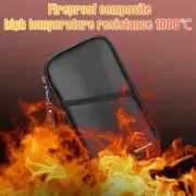 Water Resistant File Folder Fireproof Bag Vertical Document Bag for Documents