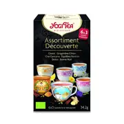 Yogi Tea Discovered Assortment Classic + Ginger Lemon + Chai Turmeric + Female Balance + Detox + Good Night