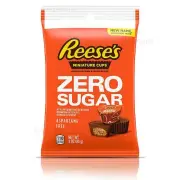 REESE'S SUGAR FREE Peanut Butter Cups Miniatures, 3 Oz, Individually Wrapped