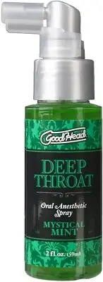 Doc Johnson Goodhead - Deep Throat Spray - Numbs Throat - Relaxes Gag Reflex ...