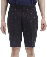 [JUN & ROPE] Jun Andrope EJS34050 Men's Short Pants, Sweat Absorbent, Quick Drying, UV Flamingo Pattern, Mesh Shorts