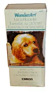 Wonder Art PUPPY LOVE Latch Hook Kit Labrador Retriever Puppy Dog NEW/SEALED
