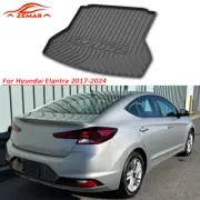 Trunk Mat Cargo Liner Rubber Tray Boot Floor Mat For Hyundai Elantra 2017-2024 (for: Hyundai)