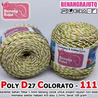 在飛比找蝦皮購物優惠-Poly D27 COLORATO 111 TWIST 彩色