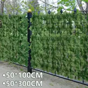 Artificial Green Leaf Hedge Privacy Screen Protector Garden Wall Balcony AmFkm