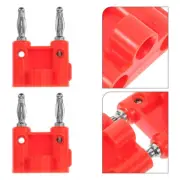 10 Pcs Parallel Banana Insert Audio Connectors Plugs for Speaker