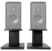 8” Black Bookshelf Speaker Stands For Pair MartinLogan LX16 Bookshelf Speakers