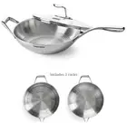 Brand New Tupperware Mastro 5.2L 32cm Wok With Rack Rrp $349