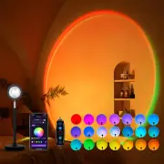 Sunset Lamp Projection, Not Only 21 Colors Sunset Lights, 180 Degree Rotation Le