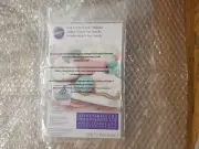 Wilton Stick-N-Stay Stencils Alphabet Food Safe New 2 Sheets