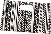 [Minkissy] Handbags for Women Geometric Pattern Clutch Bag Evening Purse Style Briefcase Handbag