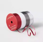 Wondershop 70' Curling Ribbon - 4 Colored Ribbons 17ft 6"x 3/16" Each - NEW