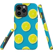 For iPhone 14 Pro Max Case Tough Protective Cover, Lemon Slices