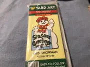 Yard Art Simple and Easy Pattern Christmas Mrs. Snowman New