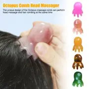 Mini Massage Comb Resin Resin Octopus Comb SPA Massage Comb Y1H2