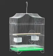 GROZY Hanging Parrot Cage Cockatiel Aviary Pet Budgie Metal Frame Small Bird ...