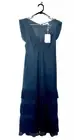 ZIMMERMANN New with Tags Black Pleated Tier Maxi Dress