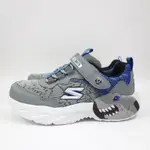 .SKECHERS S LIGHTS 400617LCCBL 兒童運動鞋 行走燈光 魔鬼氈 鯊魚 星光 中童款