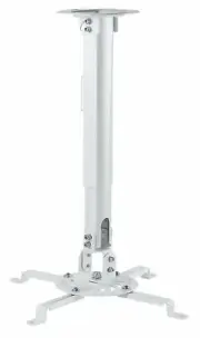 Mount-It! Ceiling Projector Mount Height Adjustable Universal Stand | 30 Lbs Cap