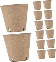 Abaodam 20pcs Starter Pots Planting Containers for Succulent Landscape Plants Durable Reusable Nursery Planter Pots with Drainage for Garden Lovers