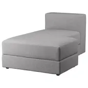 JÄTTEBO chaise longue module, right, Tonerud grey