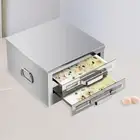 Chinese Rice Noodle Roll Food Steamer Drawer Steaming Machine for Cooking