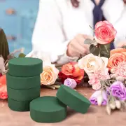 5/10/15X Round Floral Foam Blocks Wedding Fresh Flower Bricks Arrangement