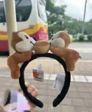 Authentic Disneyland Disney Park Chip n Dale chestnut Minnie Mouse ear headband