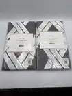 Pottery Barn Standard Pillow Shams Gray Cera Bamboo Trellis Set 2 Tiki Coastal