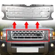 For Land Rover Discovery LR3 Grey Silver Front Grille Bumper Honey Comb Mesh