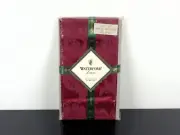 WATERFORD LINENS BARONS COURT 14X20 FINGERTIP TOWELS – RUBY – SET OF 2