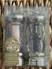 Olde Thompson Pepper Mill & Salt Shaker Set With Black Pepper & Himalayan Salt