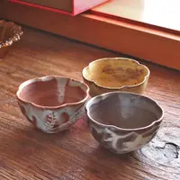 在飛比找ETMall東森購物網優惠-日本原裝進口 手工黃瀨戶鐵線復古風陶缽 手繪傳統水杯日式茶器