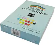 Rainbow A4 80Gsm Office Paper 500 Sheets, Sky Blue