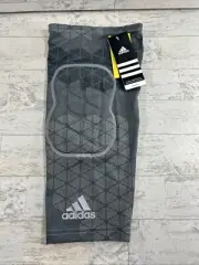 1 Size L NEW Adidas Techfit Climacool Ironskin Grey Gray Pattern Knee Sleeve Pad