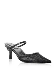 Simkhai Women's Kieran Mesh Buckle Pumps
