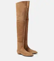 [The Row] The Row Awar suede over-the-knee boots AU 8 brown