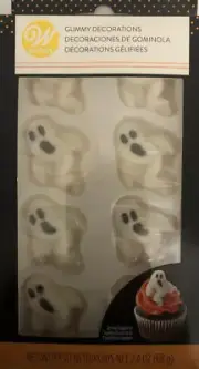 Ghost Gummy Decorations 1 Pkg Containing 8 ct from Wilton #7615-SHIPS N 24 HOURS