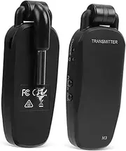 SHINEOFI Wireless Guitar System Transmitter and Receiver for Electric Guitar and Bass Easy Setup Audio Transmission Portable Design for Rehearsals and Live Performances