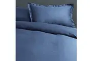 Canningvale Quilt Cover Set Bedding Palazzo Royale 1000TC Bombay Blue