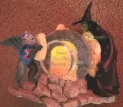 WIZARD OF OZ Wicked Witch & Flying Monkey Waterball Picture Frame ENESCO