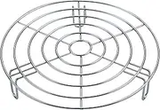 Turbokey Grill Wire Cooling Racks for Oven Use Dia 10.2" Stainless Round Cooking Racks for Barbecue Air Fryer Instant Pot Pressure Cooker Canning Dutch Oven (Height 1.8",10.2"/26cm)