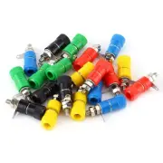20pcs Binding Post Female Socket Jack For 4MM Banana Plug Connectors Tool.